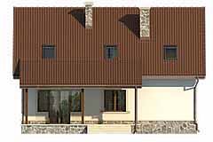 Фасад дома HDH-9561-52 Фасад дома HDH-9561-52