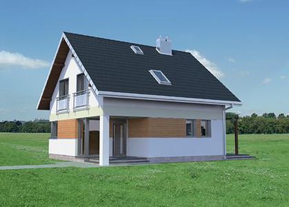 Фасад дома DBC-7743-58 Фасад дома DBC-7743-58